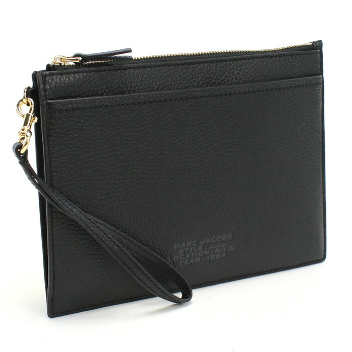 マークジェイコブス ポーチ（レディース） マークジェイコブス MARC JACOBS THE SMALL WRISTLET ポーチ ブランド 2S3SMP036S01 001 BLACK ブラック SS2406