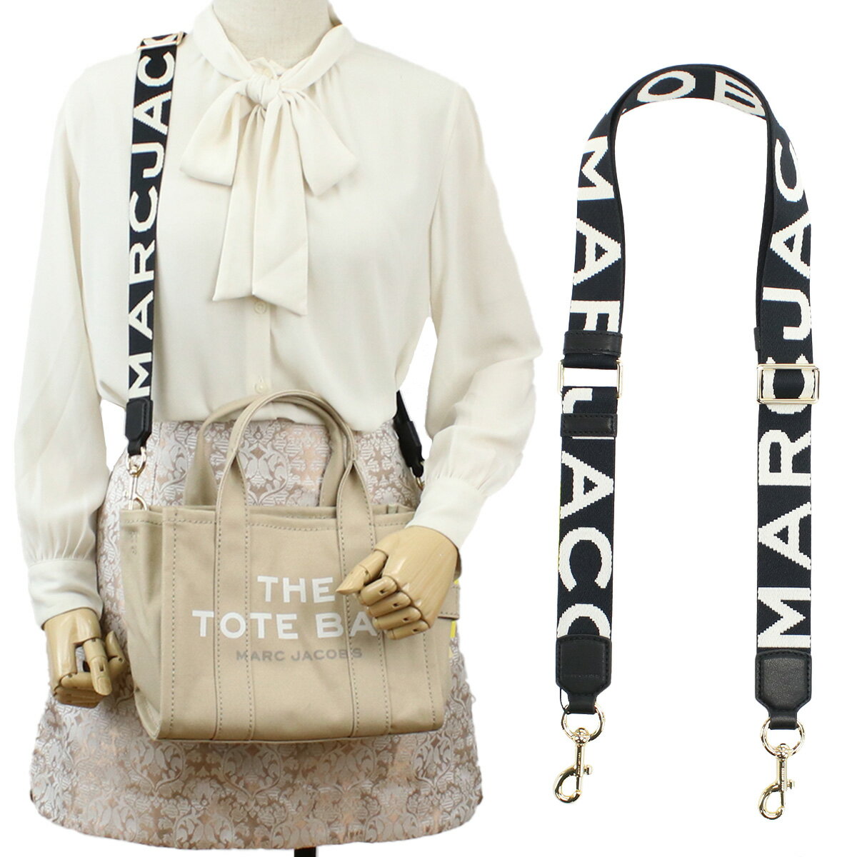 }[NWFCRuX MARC JACOBS THE THIN STRAP V_[Xgbv@uh 2S3SST014S02@005 BLACK-WHITE ubN zCgn@accessory-01