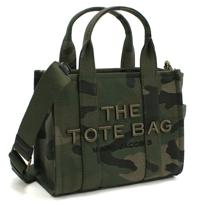 マークジェイコブス MARC JACOBS THE SMALL TOTE トートバッグ 2S4HTT003H03　304 CAMO MULTI グリーン系 bag-01