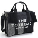 マークジェイコブス MARC JACOBS トートバッグ ブランドバッグ ブランドロゴ H017M06FA21　012 THE DENIM SMALL TOTE BAG 2way BLACK DENIM ブラック グレー系 bag-01