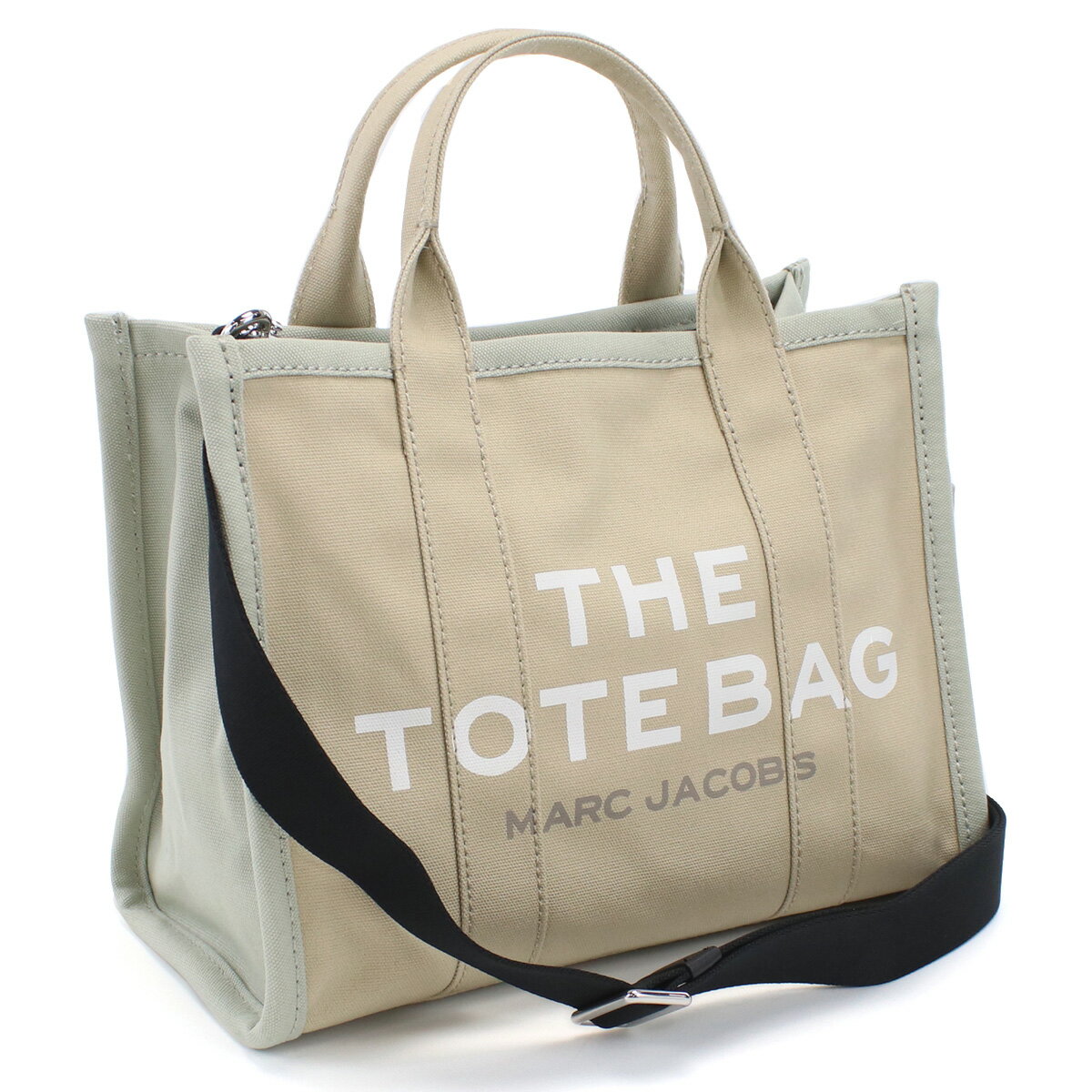 【28時間限定！P10倍】マークジェイコブス MARC JACOBS THE SMALL TOTE トートバッグ ブランド バッグ H063M01RE21　261 BEIGE MULTI ベージュ系 bag-01のサムネイル