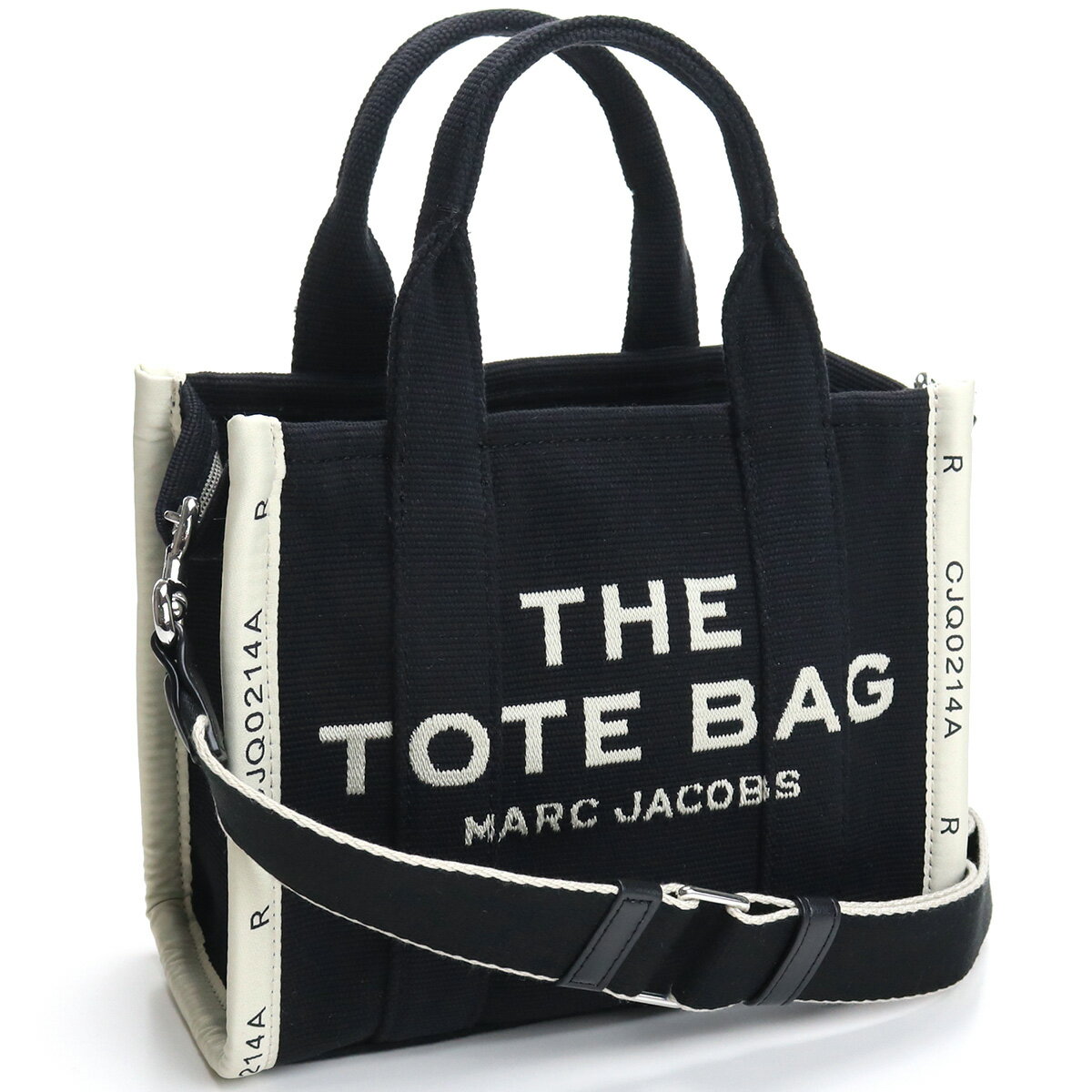 ޡ֥ MARC JACOBS ȡȥХå ֥ɥХå THE TOTE M0017025 001 THE JACQUARD MINI TOTE BAG BLACK ֥å bag-01 SS2406