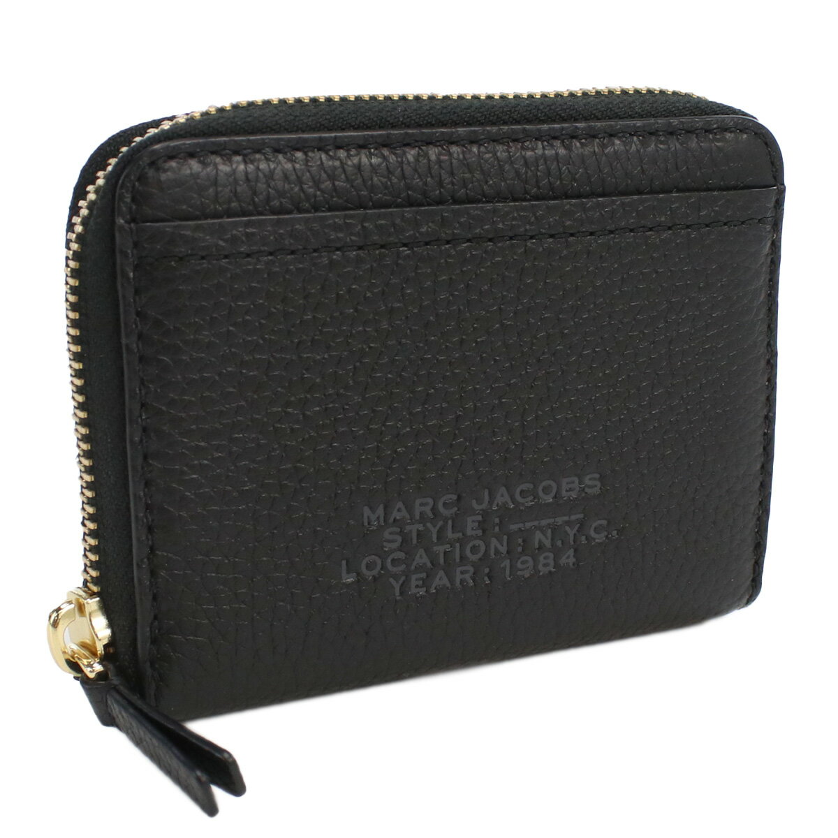 マークジェイコブス MARC JACOBS THE ZIP AROUND WALLET 小銭入れ ブランド ミニ財布 S134L01RE22 001 BLACK ブラック wallet-01 mini-01 new-02 母の日