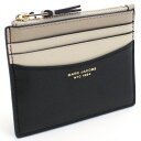 マークジェイコブス MARC JACOBS THE ZIP CARD CASE 小銭入れ ブランド S166L03FA22 002 BLACK MULTI ブラック ベージュ系 gsw-3 gif-02w new-02 母の日