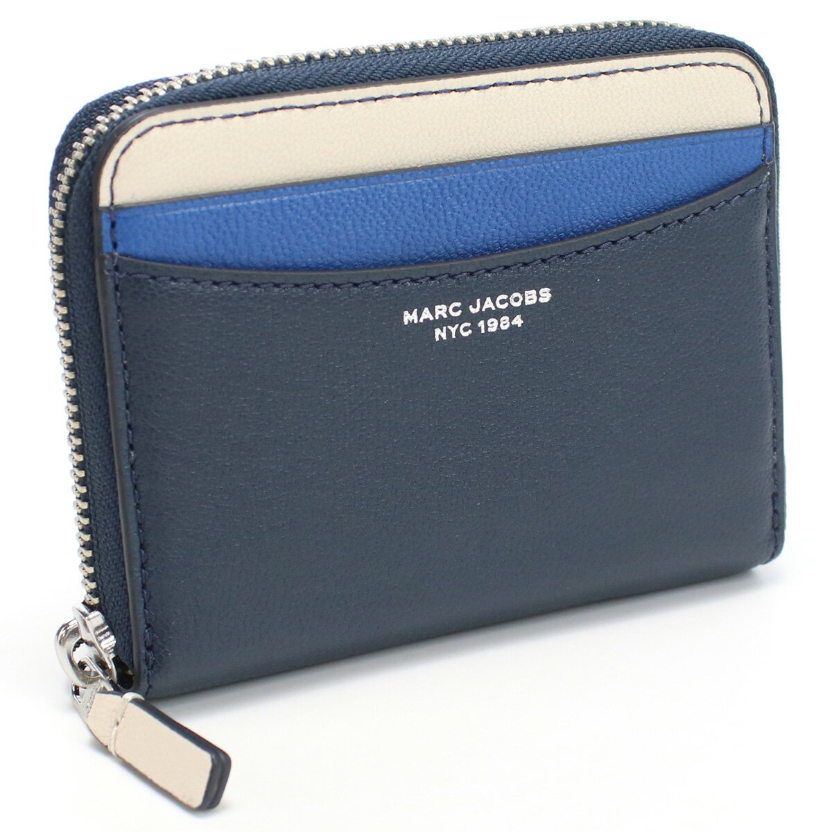 マーク ジェイコブス 革小銭入れ レディース マークジェイコブス MARC JACOBS THE ZIP AROUND WALLET 小銭入れ S167L03FA22 455 ブランド ミニ財布 BLUE SEA MULTI ブルー系 wallet-01 mini-01 gif-02w