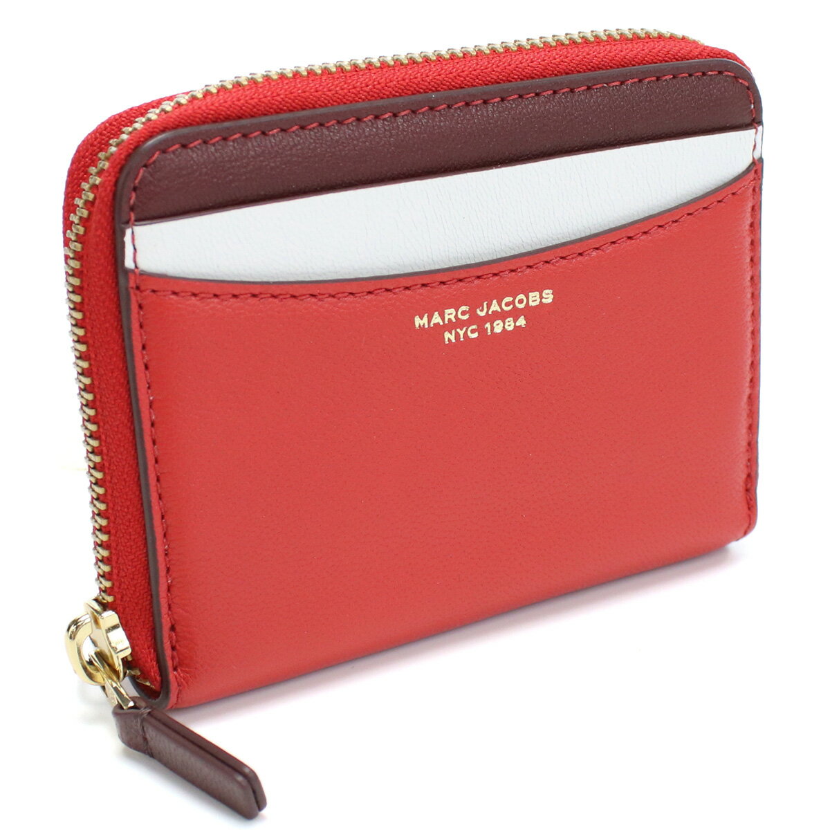 マークジェイコブス MARC JACOBS THE ZIP AROUND WALLET 小銭入れ S167L03FA22 619 ブランド ミニ財布 TRUE RED MULTI レッド系 wallet-01 mini-01 gif-02w 母の日