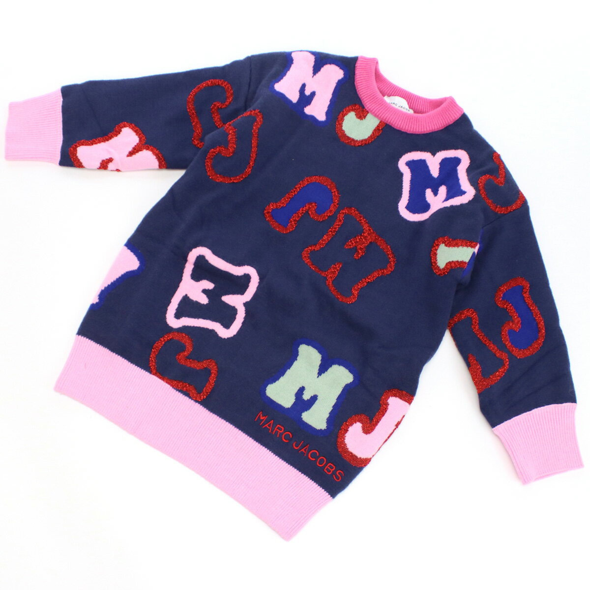 マーク・ジェイコブス MARC JACOBS ベビー−セーター，ニット ブランド W12428 84E NAVY ネイビー系 kb-01