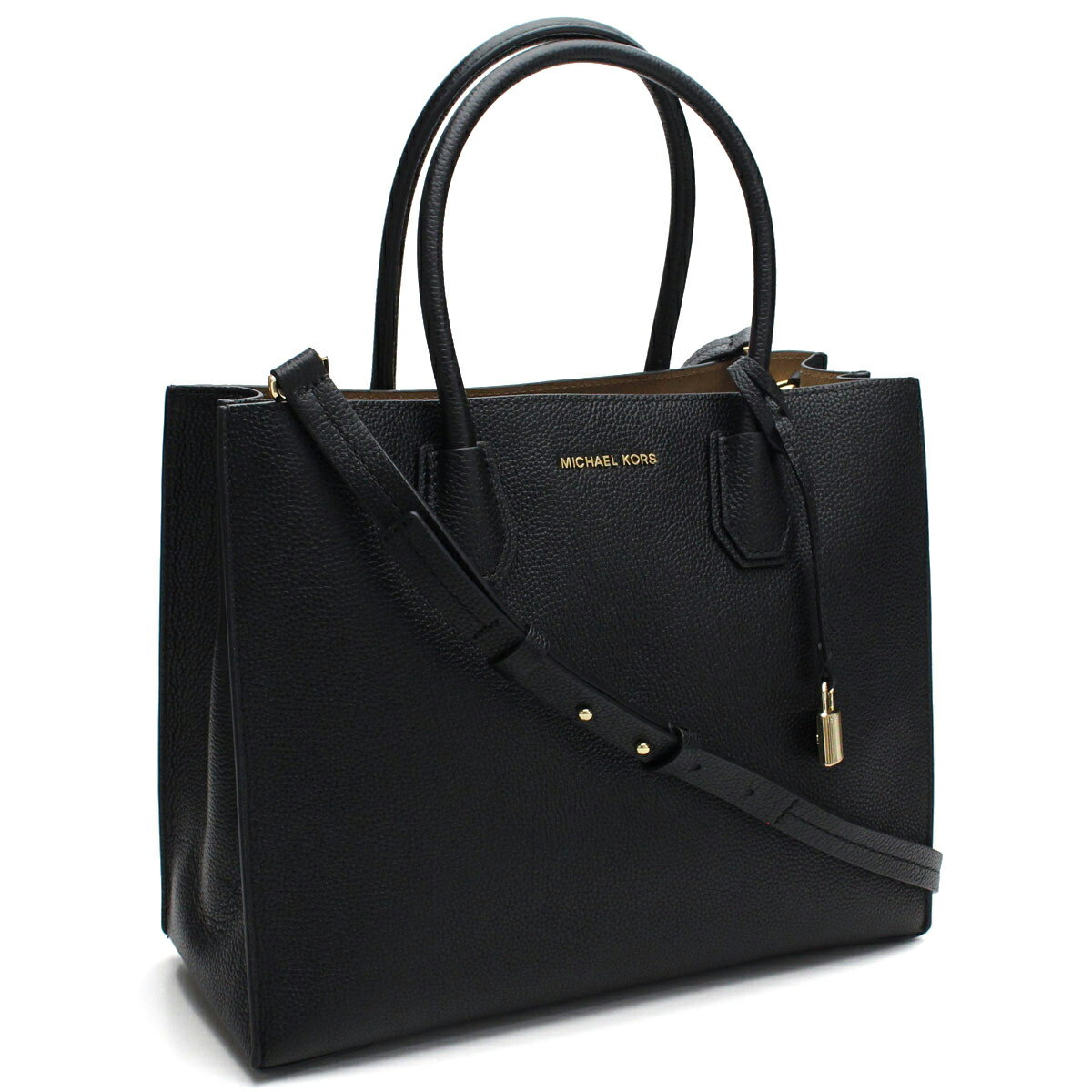 【訳あり】マイケル コース MICHAEL KORS バッグ MERCER マーサー 2way トートバッグ 30F6GM9T3L BLACK ブラック トートバック tote BAG レディース ブランドバッグ