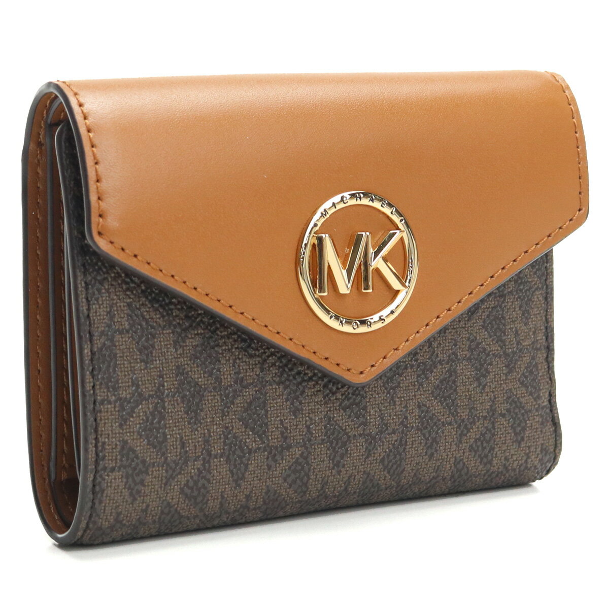 マイケルコース MICHAEL KORS CARMEN 3つ折り財布 34S1GNME6B 252 BRN/ACORN ブラウン系 gsw-2 レディース gif-02w