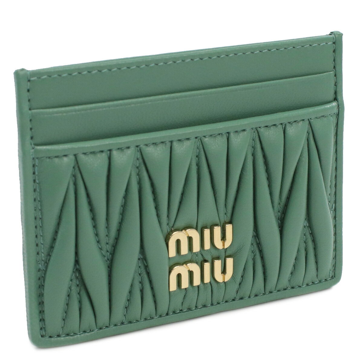 ~E~E MIUMIU J[hP[X uh 5MC076 2FPP F0092 SALVIA O[n mini-01 gsw-2 new-02