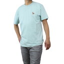 ]Lcl MAISON KITSUNE Y|TVc uh KM00102@KJ0008@P429 N[lbN tHbNXpb` BLUE HAZE u[n ts-01