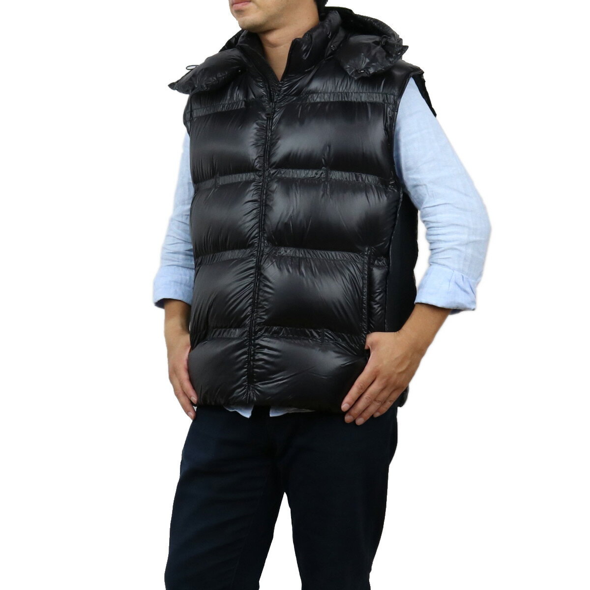 モンクレール MONCLER M−ベスト ダウンベスト HAROLD GILET 09H1A51710 C0624 999 ブラック 黒 ダウン downbest メンズ outer-01 win-01m