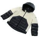 モンクレール MONCLER キッズ−ジャケット，上着 1A00056 PATRICK GIUBBOT　595ZJ　078 ブラック ホワイト系　kb-01　outer-01