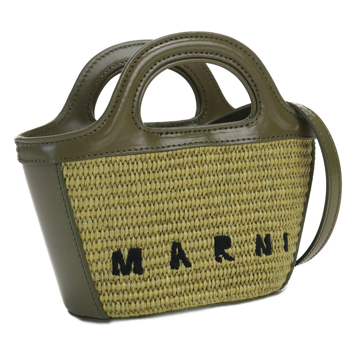 マルニ MARNI カゴバッグ ブランド 2way ハンドバッグ バスケットバッグ ロゴ BMMP0067Q0 P3860 00V25 カーキ bag-01 kago-01 gif-03w 母の日