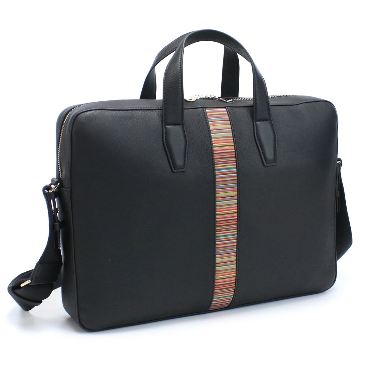 ポールスミス ビジネスバッグ ポールスミス Paul Smith ブリーフケース ビジネスバッグ ブランド M1A6603 BMULTI 79 BLACK ブラック bag-01 gif-03m