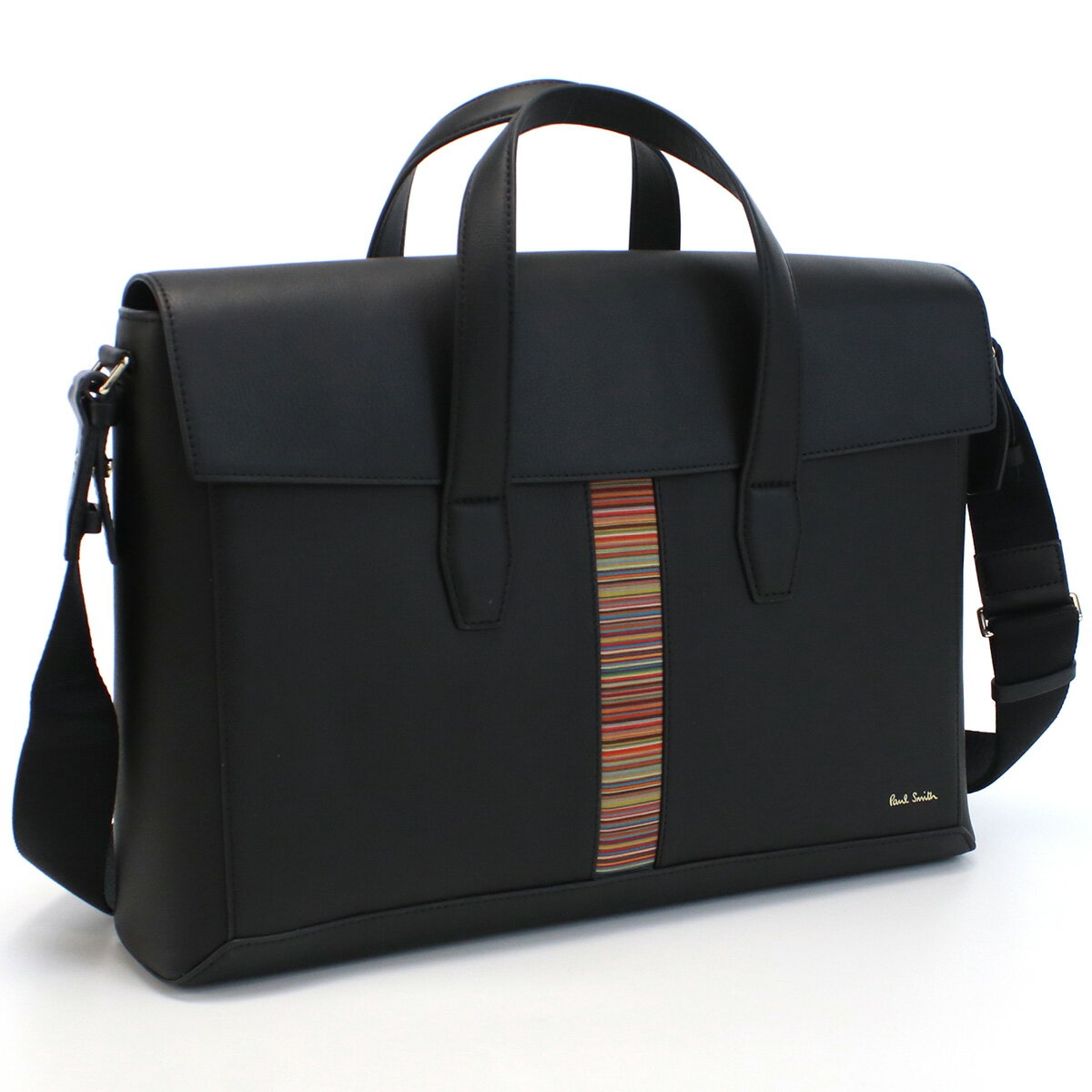 ポールスミス Paul Smith ブリーフケース ビジネスバッグ ブランド M1A7249 BMULTI 79 BLACK ブラック bag-01 父の日