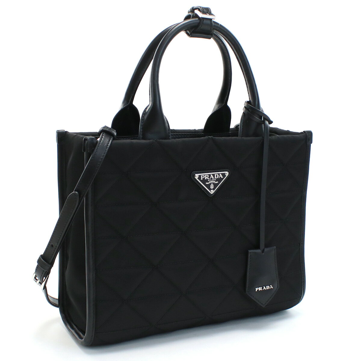 プラダ トートバッグ（レディース） プラダ PRADA トートバッグ　ブランド 1BA354　2CNY V OOM　F0002 NERO ブラック　bag-01 SS2406