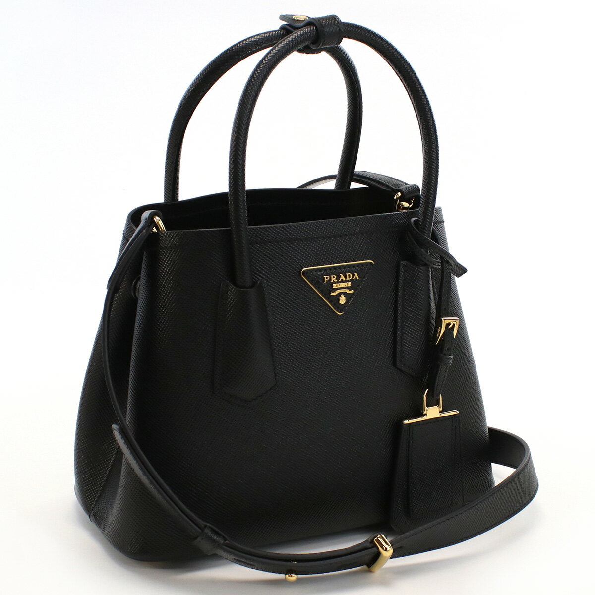 プラダ PRADA トートバッグ ブランド ハンドバッグ トライアングルロゴ 1BG443 2A4A V XOO F0002 NERO ブラック bag-01 フォーマルバッグ 24_sum gif-03w