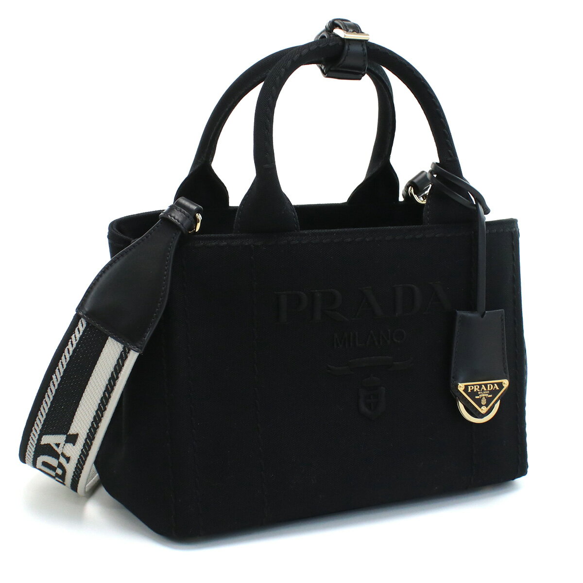 プラダ PRADA トートバッグ ブランド ハンドバッグ 1BG464 2CYA V 3OM F0002 NERO ブラック bag-01