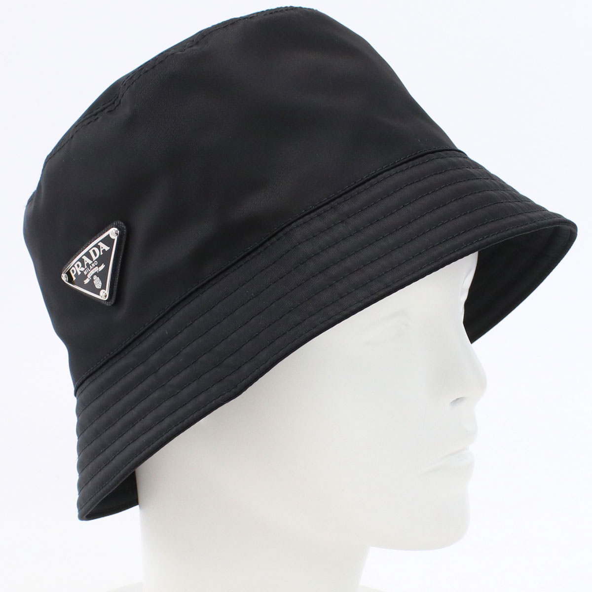 プラダ 帽子 メンズ プラダ PRADA メンズ－帽子 ハット バケットハット ブランド 2HC137 2DMI F0002 NERO ブラック cap-01 父の日 sm-04