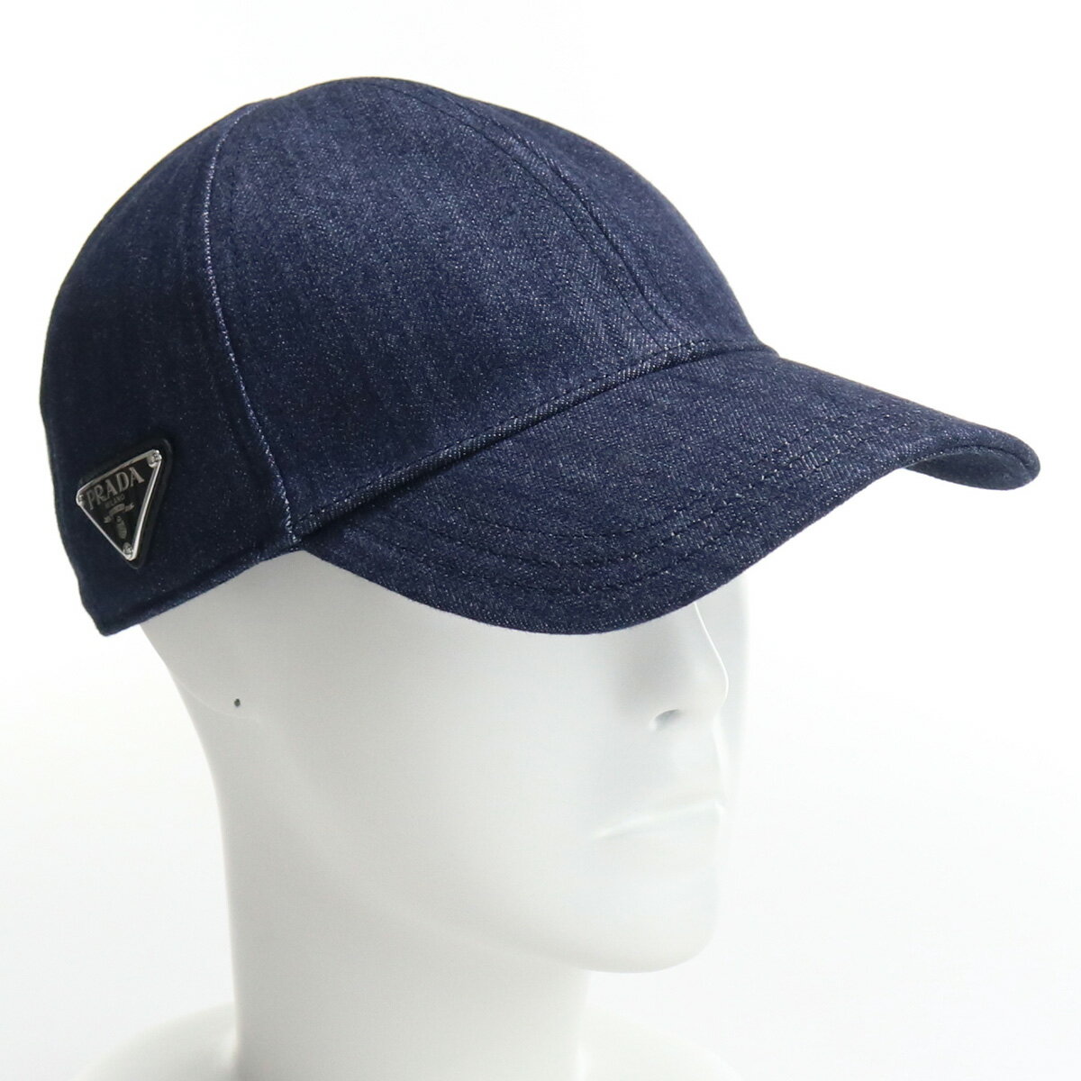 プラダ PRADA メンズ－キャップ ブランド　デニム 2HC274　AJ6　F0008 BLEU ネイビー系 cap-01