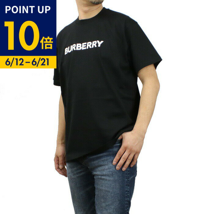 Rakuten - 【父の日ポイント10倍】BURBERRY バーバリー ロゴ 半袖 Tシャツ 8084233 A1189 メンズ ブラック