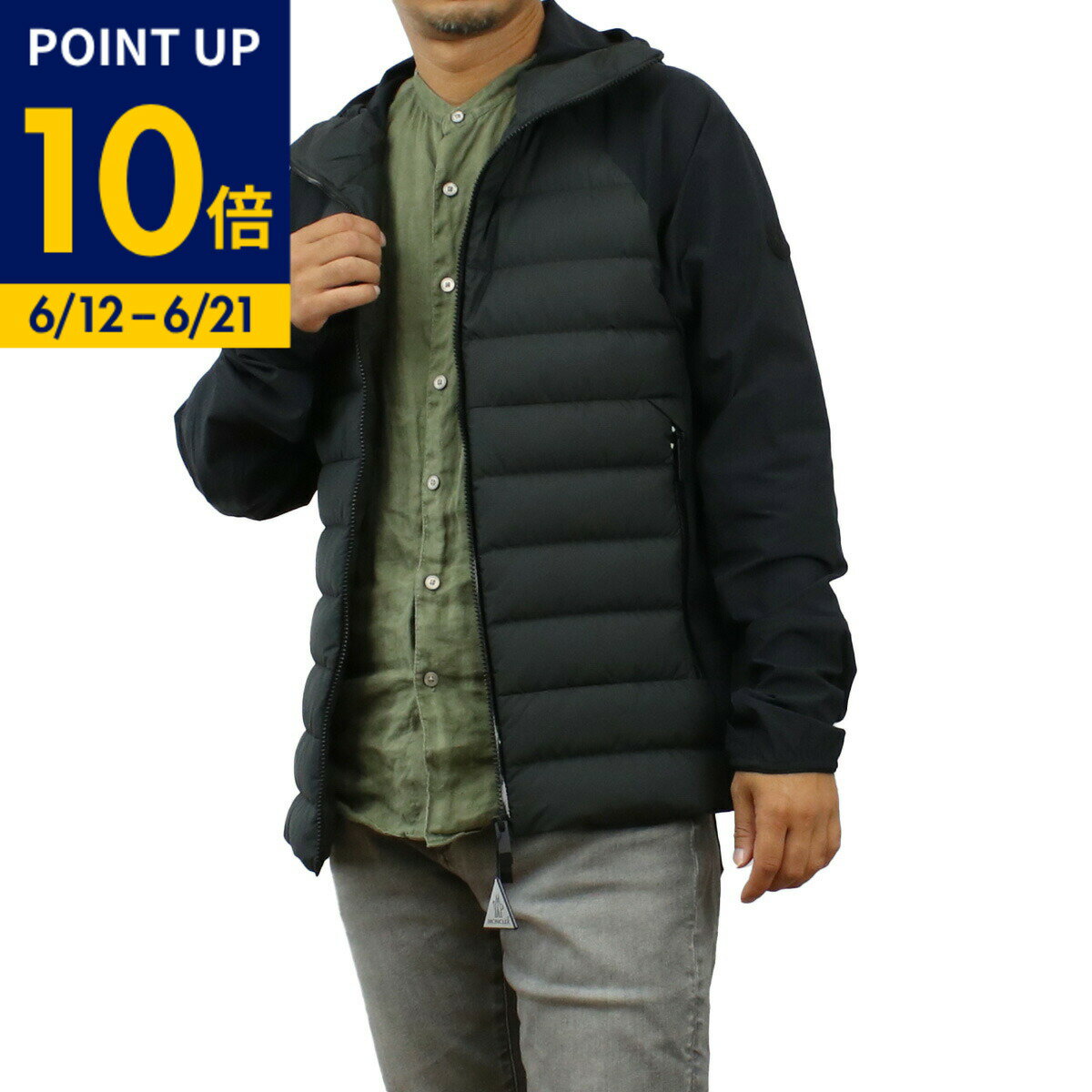 Rakuten - 【父の日ポイント10倍】MONCLER モンクレール ダウンジャケット 1A00033 596IU 999 メンズ ブラック