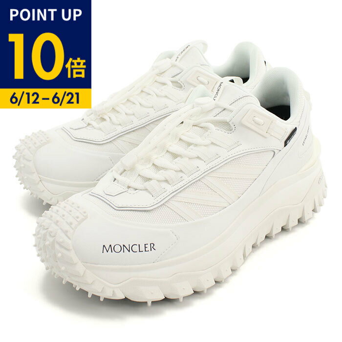 Rakuten - 【父の日ポイント10倍】MONCLER モンクレール Trailgrip GTX スニーカー 4M00260 M7208 001 メンズ ホワイト