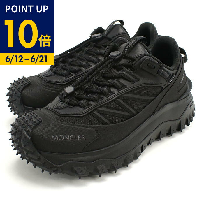 Rakuten - 【父の日ポイント10倍】MONCLER モンクレール Trailgrip GTX スニーカー 4M00260 M7208 999 メンズ ブラック