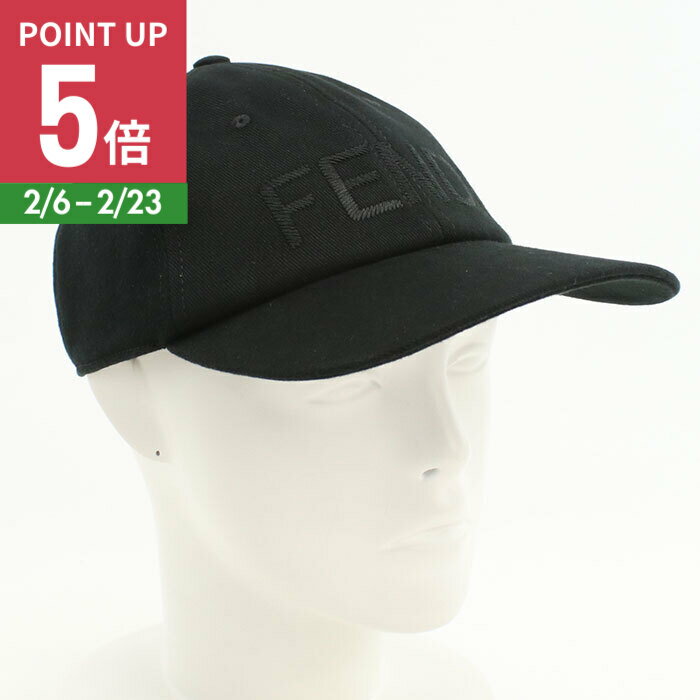 �ڥݥ����5�ܡ�FENDI �ե���ǥ� ����å� �ϥå� FXQ969 AU3Q F0QA1 ��� �֥�å�