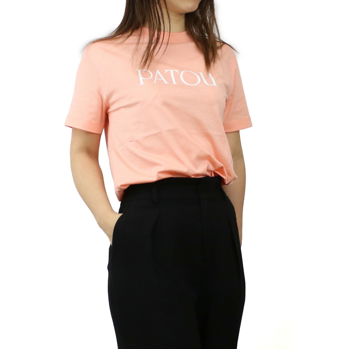 パトゥ PATOU ユニセックス　Tシャツ　ブランド JE0299999　216A ABRICOT ピンク系　apparel-01 sm-02