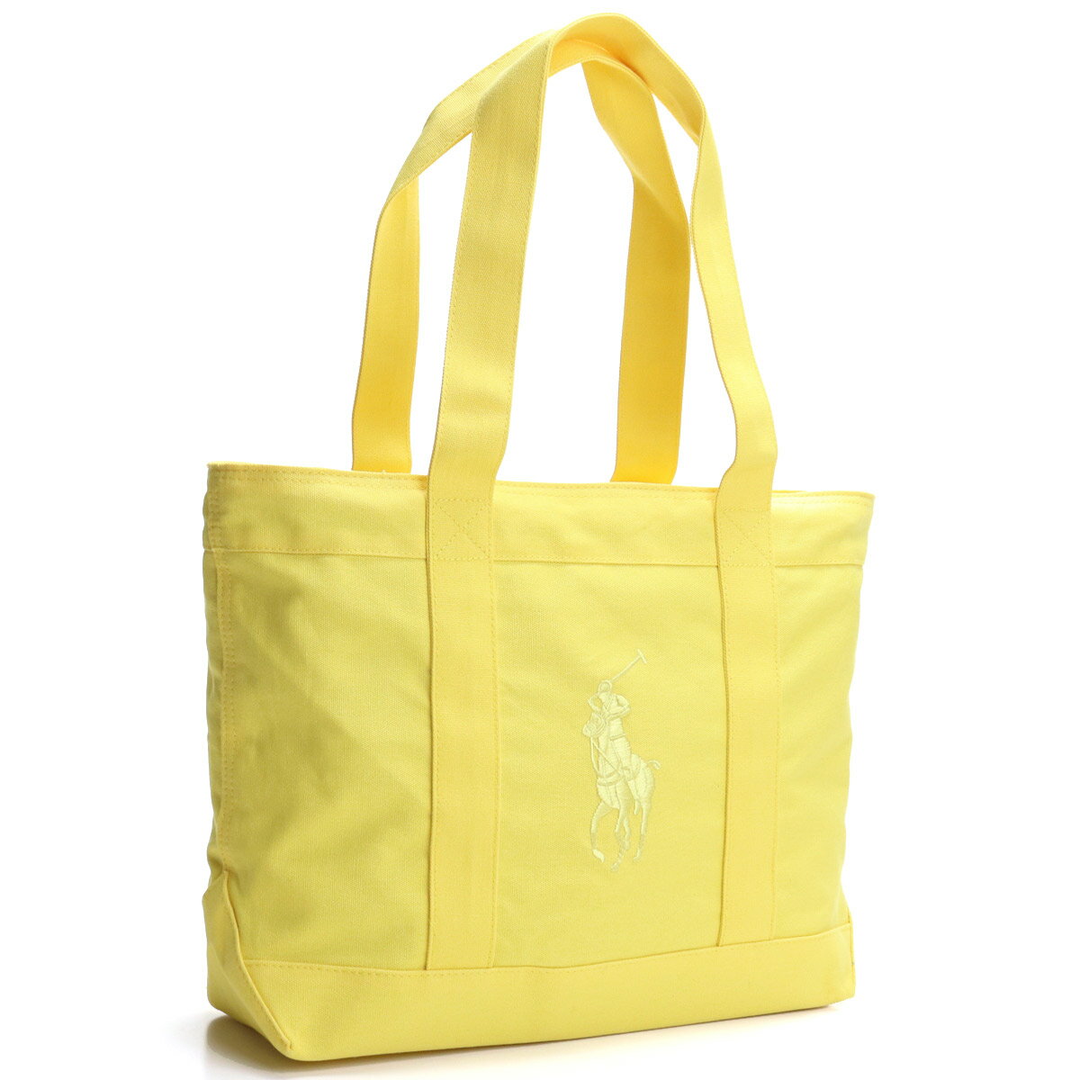 ラルフローレン RALPH LAUREN トートバッグ RAS10098A YELLOW ファスナー付き 大きめ トート tote BAG ブランドバッグ colo-01 229SS