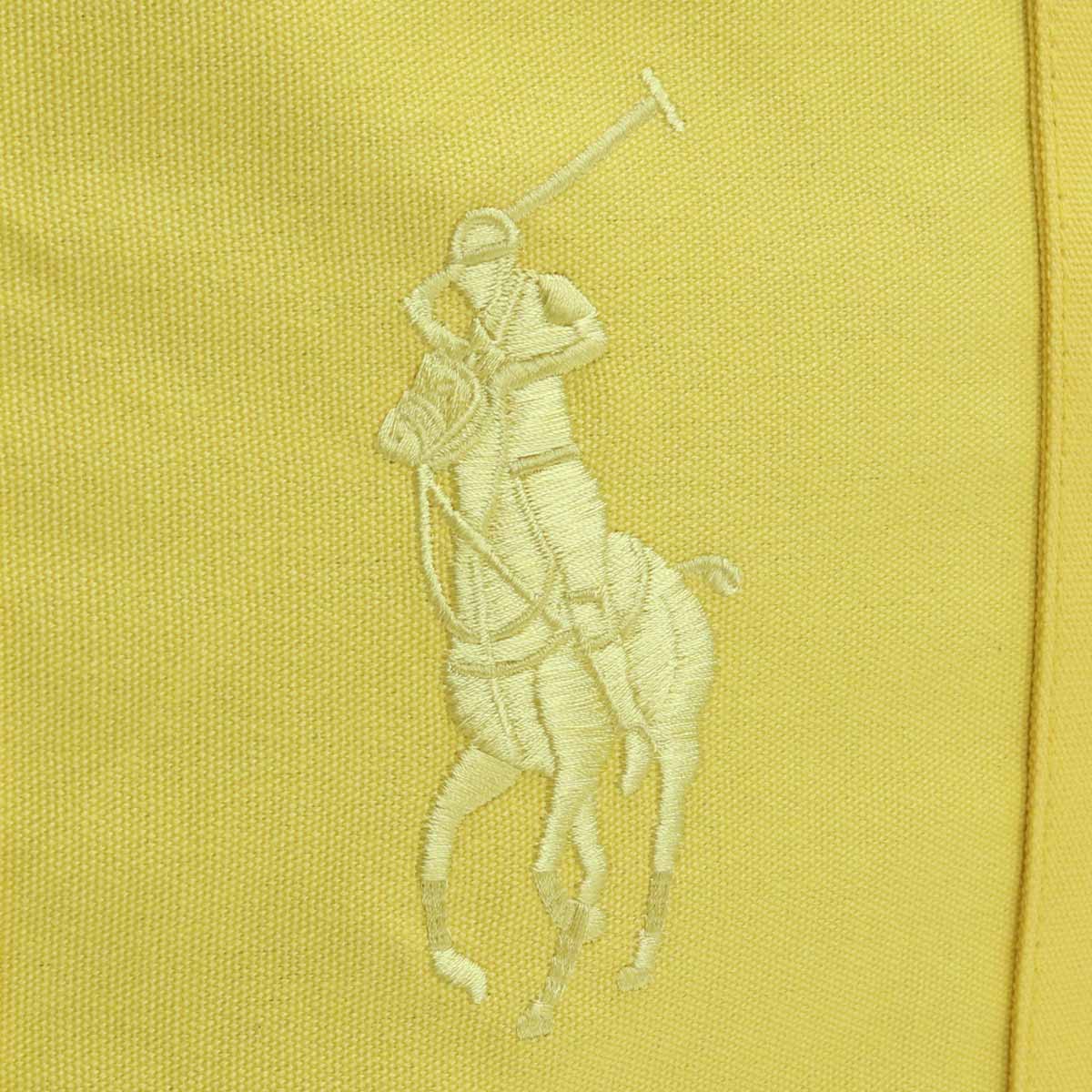 ラルフローレン RALPH LAUREN トートバッグ RAS10098A YELLOW ファスナー付き 大きめ トート tote BAG ブランドバッグ colo-01 229SS