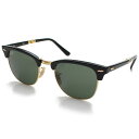 レイバン Ray-Ban Clubmaster クラブマスター サングラス RB2176 901(51) ブラック ゴールド系 メンズ レディース