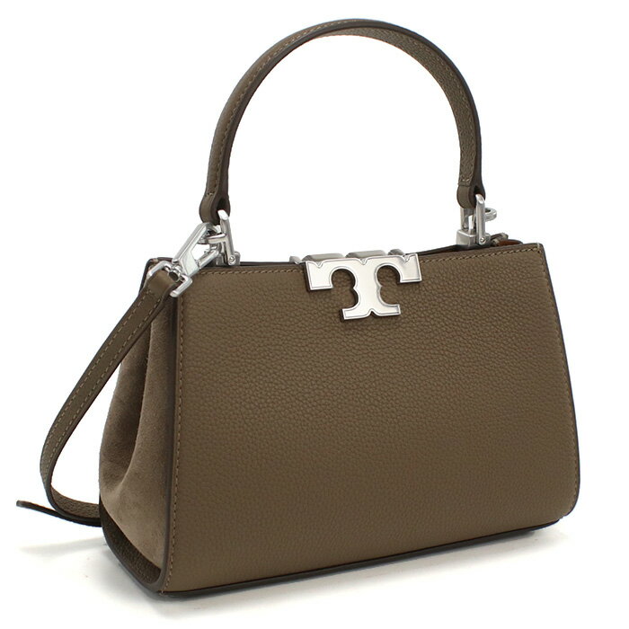 トリーバーチ TORY BURCH ELEANOR ハンドバッグ ミニサッチェル レディース ブランド 154817 250 WILD MUSHROOM グレー系 bag-01 SS2406