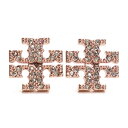 トリーバーチ TORY BURCH KIRA PAVE STUD EARRING ピアス ブランドアクセサー ブランドロゴ 53423 696 ROSE GOLD ピンク系 accessory-01 gif-04w new-03 母の日