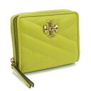 トリーバーチ 財布（レディース） トリーバーチ TORY BURCH 二折財布小銭入付き　ブランド 90344　702 ISLAND CHARTREUSE グリーン系　wallet-01　mini-01 new-02 母の日