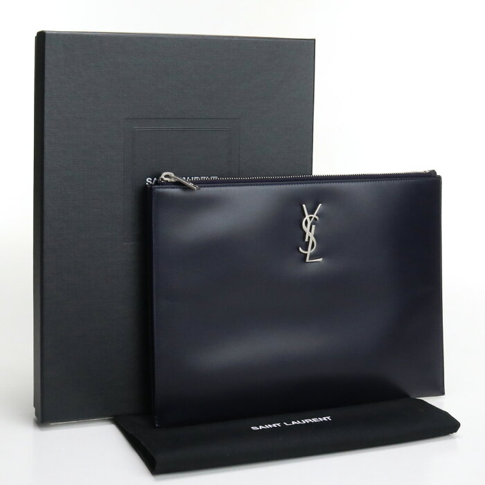 【中古・未使用】サンローラン(SAINT LAURENT) I Pad　ケース レザー 453249 0SX0E 4150 【ランク：S】 us-1 メンズ レディース