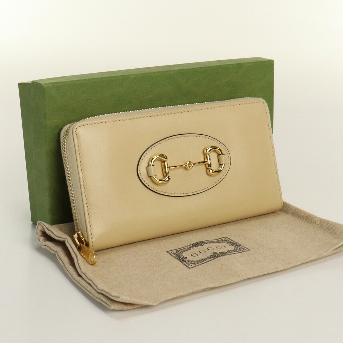 中古美品】グッチ(GUCCI) グッチ ホースビット 1955 ジップアラウンド