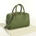 【中古良品】ロエベ(LOEWE) アマソナ23 ハンドバッグ ブランド　レザー A039N07X02 グリーン【ランク：A】 us-2 2WAY ショルダー レディース