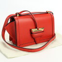 【中古良品】ロエベ(LOEWE) バルセロナ ショルダーバッグ ブランド カーフ レッド 【ランク:A】 us-2 レディース