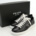 プラダ(PRADA) ブラッシュドレザースニーカー #8 ブランド 2EE376 3F0E F0632  us-1 メンズ