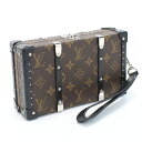 【中古良品】ルイ・ヴィトン(LOUIS VUITTON) モノグラムマカサー ウォレット　ブランド トランク PVC M20250 ブラウン系　【ランク：A】 us-2 メンズ