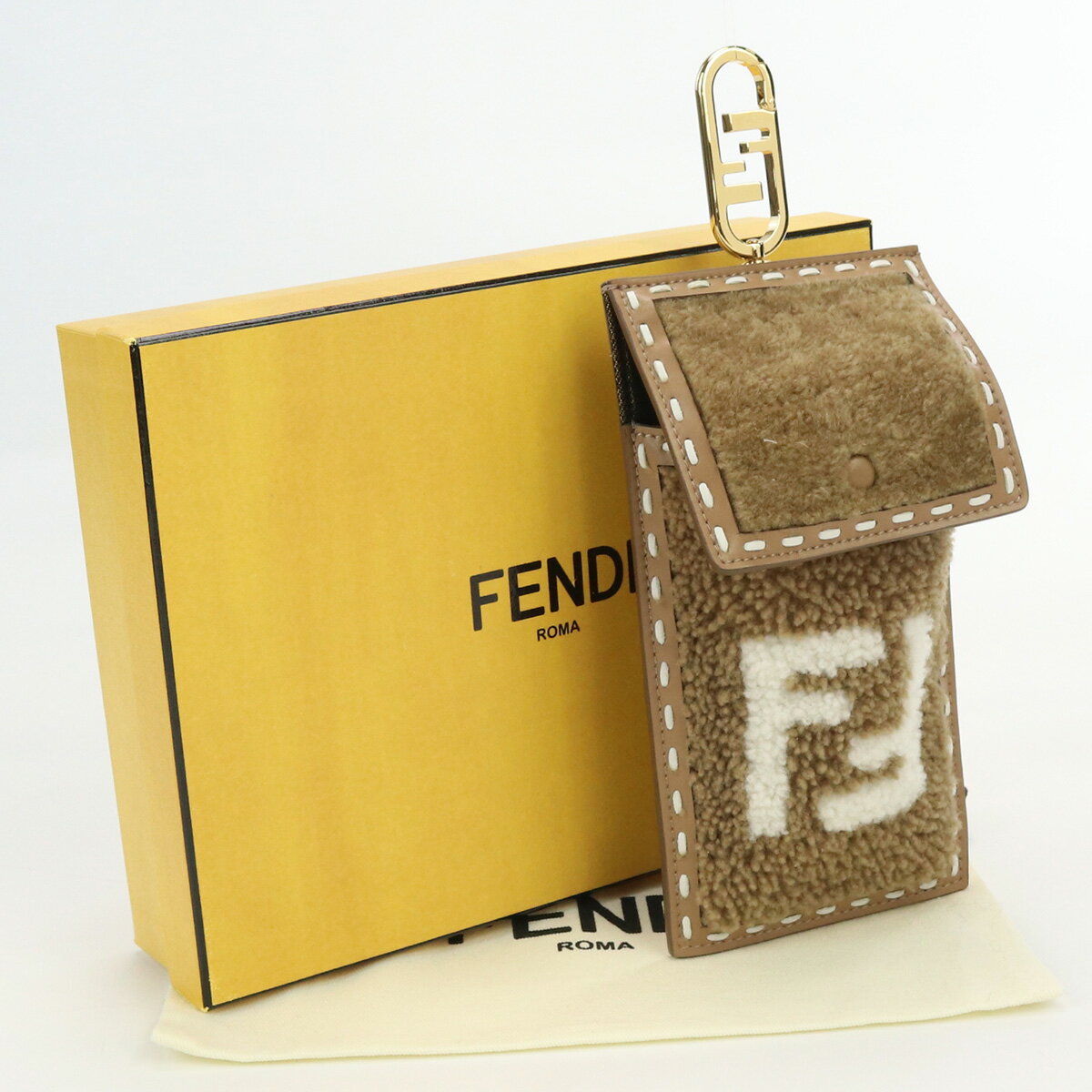 【中古良品】フェンディ(FENDI) スマホポーチ ファー ブランド 7AS047 【ランク：A】 us-2 レディース