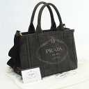 【中古】プラダ(PRADA) カナパ トートバッグ ブランド キャンバス 1BG439 【ランク：AB】 us-2 2WAY ショルダー レディース