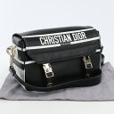 【中古良品】ディオール(Christian Dior) キャンプ スモールバッグ ブランド ショルダーバッグ M1243 0DDD M911 ブラック【ランク：A】 us-2 レディース