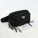 【中古良品】プラダ(PRADA) ベルトバッグ ナイロン 1BL010 064 F0002 ブラック系　【ランク：A】 us-2 メンズ