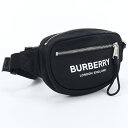 【中古美品】バーバリー(BURBERRY) ベルトバッグ ボディバッグ ブランド 8021091 ブラック【ランク：S】 us-1 メンズ レディース