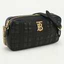 【中古良品】バーバリー(BURBERRY) チェーンショルダーバッグ レザー 8020713 ブラック系　【ランク：A】 us-2 レディース