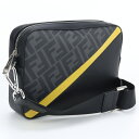 【中古美品】フェンディ(FENDI) ダイアゴナル カメラケース PVC 7M0286 A9XS ブラック系　【ランク：S】 us-1 メンズ